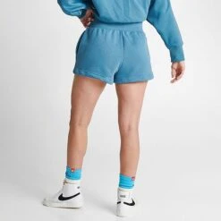 Women's Nike Sportswear Phoenix Fleece High-Rise Shorts Noise Aqua/Sail - FD1409 440 11 Women's Nike Sportswear Phoenix Fleece High-Rise Shorts Noise Aqua/Sail - FD1409 440 -Fashion General Store FD1409 440 M4
