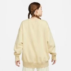 Women's Nike Sportswear Phoenix Fleece Oversized Crewneck Sweatshirt Team Gold - FD4234 783 -Fashion General Store FD4234 783 M3