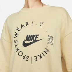 Women's Nike Sportswear Phoenix Fleece Oversized Crewneck Sweatshirt Team Gold - FD4234 783 -Fashion General Store FD4234 783 M4