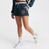 Women's Nike Sportswear Phoenix Fleece High-Waisted Campus Shorts Armory Navy/Pale Ivory - FJ1820 454 -Fashion General Store FJ1820 454 M1