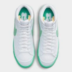 Women's Nike Blazer Mid '77 Casual Shoes White/Barely Green/Gum Light Brown/Spring Green - FJ4547 100 -Fashion General Store FJ4547 100 P5