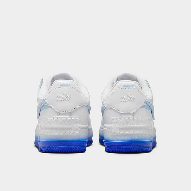 Women's Nike Air Force 1 Shadow SE Chenille Swoosh Casual Shoes Shadow White/Royal Tint/Pink Spell/Racer Blue - FJ4567 100 6 Women's Nike Air Force 1 Shadow SE Chenille Swoosh Casual Shoes Shadow White/Royal Tint/Pink Spell/Racer Blue - FJ4567 100 - Image 4