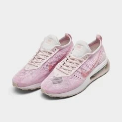 Women's Nike Air Max Flyknit Racer Casual Shoes White/Pearl Pink/Football Grey/Medium Soft Pink - FJ4577 100 -Fashion General Store FJ4577 100 P2