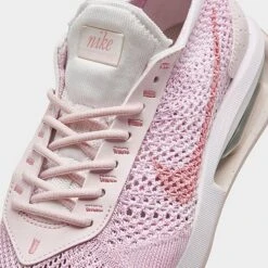 Women's Nike Air Max Flyknit Racer Casual Shoes White/Pearl Pink/Football Grey/Medium Soft Pink - FJ4577 100 -Fashion General Store FJ4577 100 P3