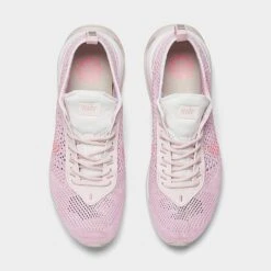 Women's Nike Air Max Flyknit Racer Casual Shoes White/Pearl Pink/Football Grey/Medium Soft Pink - FJ4577 100 -Fashion General Store FJ4577 100 P5