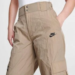 Women's Nike Oversized High-Waisted Woven Cargo Pants Khaki - FJ4934 247 -Fashion General Store FJ4934 247 M5