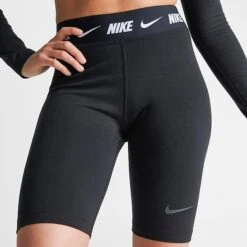 Women's Nike Sportswear Tape Biker Shorts Black - FJ6995 010 11 Women's Nike Sportswear Tape Biker Shorts Black - FJ6995 010 -Fashion General Store FJ6995 010 M5
