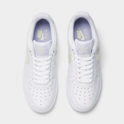Women's Nike Air Force 1 Low Casual Shoes White/Coconut Milk/Oxygen Purple - FN3501 100 -Fashion General Store FN3501 100 P5