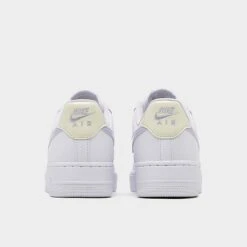 Women's Nike Air Force 1 Low Casual Shoes Coconut Milk/Oxygen Purple/White - FN3501 101 -Fashion General Store FN3501 101 P4