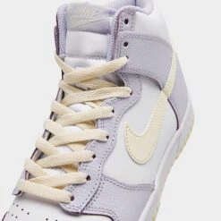 Women's Nike Dunk High Retro Casual Shoes White/Coconut Milk/Oxygen Purple - FN3504 100 10 Women's Nike Dunk High Retro Casual Shoes White/Coconut Milk/Oxygen Purple - FN3504 100 -Fashion General Store FN3504 100 P3