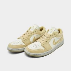 Nike Women's Air Jordan 1 Low SE Casual Shoes Team Gold/Sail - FN3722 701 -Fashion General Store FN3722 701 P2