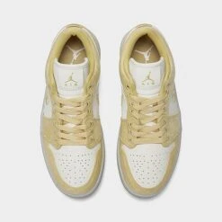 Nike Women's Air Jordan 1 Low SE Casual Shoes Team Gold/Sail - FN3722 701 -Fashion General Store FN3722 701 P5