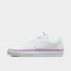 Women's Nike Court Legacy Next Nature Casual Shoes White/Rush Fuchsia/Emerald Rise/White - FN7108 100
