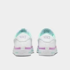 Women's Nike Court Legacy Next Nature Casual Shoes White/Rush Fuchsia/Emerald Rise/White - FN7108 100 -Fashion General Store FN7108 100 P4