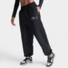 Women's Nike Sportswear Trend Swoosh Woven Jogger Pants Black - FN7700 010 -Fashion General Store FN7700 010 M1