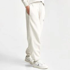 Women's Nike Sportswear Swoosh Life Phoenix Fleece Oversized Jogger Pants Light Orewood Brown - FN7716 104 -Fashion General Store FN7716 104 M3