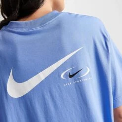 Women's Nike Sportswear Swoosh Life Graphic T-Shirt Polar Ice - FN7722 450 13 Women's Nike Sportswear Swoosh Life Graphic T-Shirt Polar Ice - FN7722 450 -Fashion General Store FN7722 450 M6