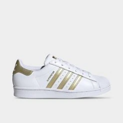Women's Adidas Originals Superstar Casual Shoes White/Gold Metallic/White - FX7483 100 -Fashion General Store FX7483 100 P3