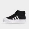 Women's Adidas Originals Nizza Platform Mid Casual Shoes Core Black/White - FY2783 001 1 Women's Adidas Originals Nizza Platform Mid Casual Shoes Core Black/White - FY2783 001 -Fashion General Store FY2783 001 P1