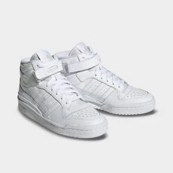 Women's Adidas Originals Forum Mid Casual Shoes White/White/White - FZ6473 100 -Fashion General Store FZ6473 100 P2