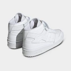 Women's Adidas Originals Forum Mid Casual Shoes White/White/White - FZ6473 100 -Fashion General Store FZ6473 100 P4