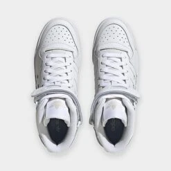 Women's Adidas Originals Forum Mid Casual Shoes White/White/White - FZ6473 100 -Fashion General Store FZ6473 100 P5