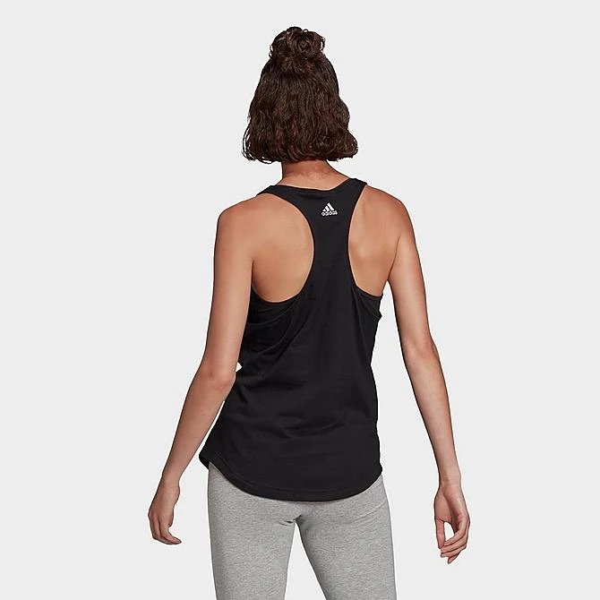Women's Adidas LOUNGEWEAR Essentials Logo Loose Tank Black/White - GL0566 001 4 Women's Adidas LOUNGEWEAR Essentials Logo Loose Tank Black/White - GL0566 001 - Image 2