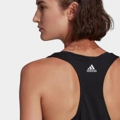 Women's Adidas LOUNGEWEAR Essentials Logo Loose Tank Black/White - GL0566 001 11 Women's Adidas LOUNGEWEAR Essentials Logo Loose Tank Black/White - GL0566 001 -Fashion General Store GL0566 001 M5
