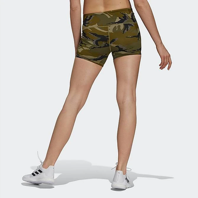 Women's Adidas Camo Short Tights Volleyball Shorts Orbit Green/Black/White - GR9674 315 4 Women's Adidas Camo Short Tights Volleyball Shorts Orbit Green/Black/White - GR9674 315 - Image 2
