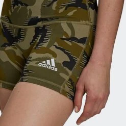 Women's Adidas Camo Short Tights Volleyball Shorts Orbit Green/Black/White - GR9674 315 10 Women's Adidas Camo Short Tights Volleyball Shorts Orbit Green/Black/White - GR9674 315 -Fashion General Store GR9674 315 M4