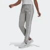 Women's Adidas Essentials Slim Tapered Cuffed Jogger Pants Medium Grey Heather/White - GV6020 035 -Fashion General Store GV6020 035 M1