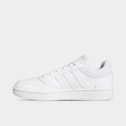 Women's Adidas Hoops 3.0 Low Classic Vintage Casual Shoes Cloud White/Cloud White/Dash Grey - GW3036 100