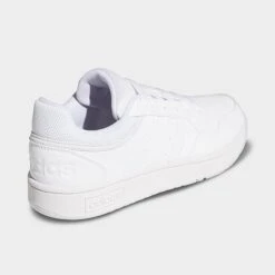 Women's Adidas Hoops 3.0 Low Classic Vintage Casual Shoes Cloud White/Cloud White/Dash Grey - GW3036 100 -Fashion General Store GW3036 100 P4