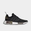 Women's Adidas Originals NMD_R1 Casual Shoes Black/Black/Wild Brown - GX2027 001