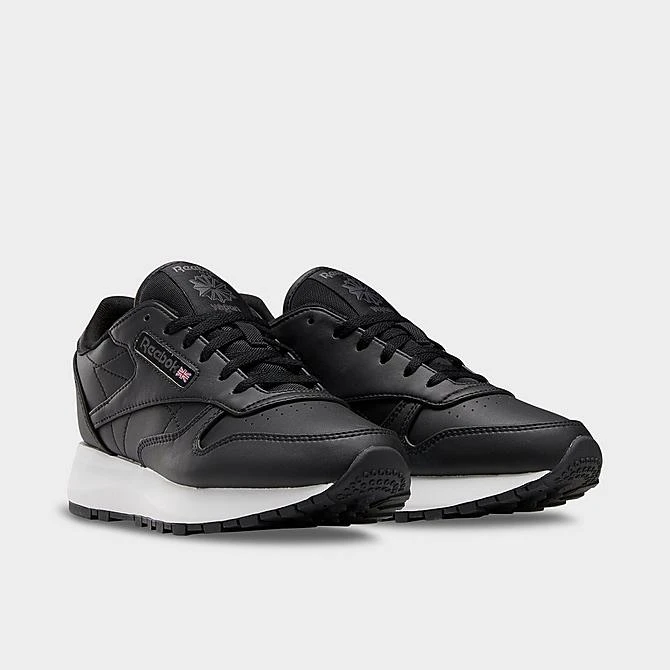 Women's Reebok Classic Leather Vegan Casual Shoes Core Black/Core Black/Pure Grey - GX8692 001 4 Women's Reebok Classic Leather Vegan Casual Shoes Core Black/Core Black/Pure Grey - GX8692 001 - Image 2
