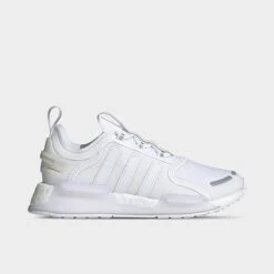 Women's Adidas Originals NMD V3 Casual Shoes White/Grey/Silver Metallic - GZ2133 100