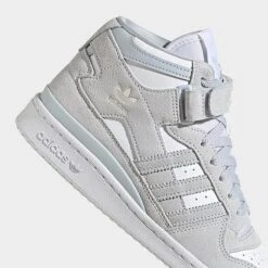 Women's Adidas Originals Forum Mid Casual Shoes Halo Blue/Halo Blue/White - GZ2609 454 -Fashion General Store GZ2609 454 P3