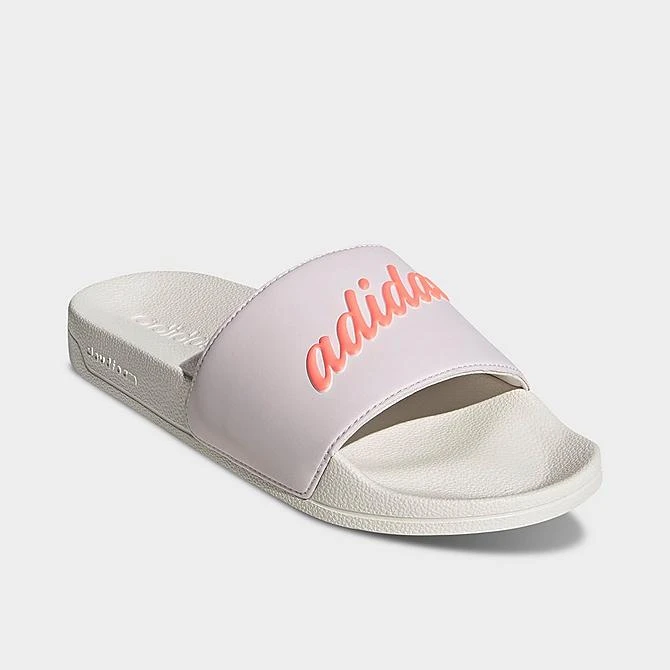 Women's Adidas Adilette Shower Slide Sandals Almost Pink/Acid Red/Chalk White - GZ5925 684 4 Women's Adidas Adilette Shower Slide Sandals Almost Pink/Acid Red/Chalk White - GZ5925 684 - Image 2