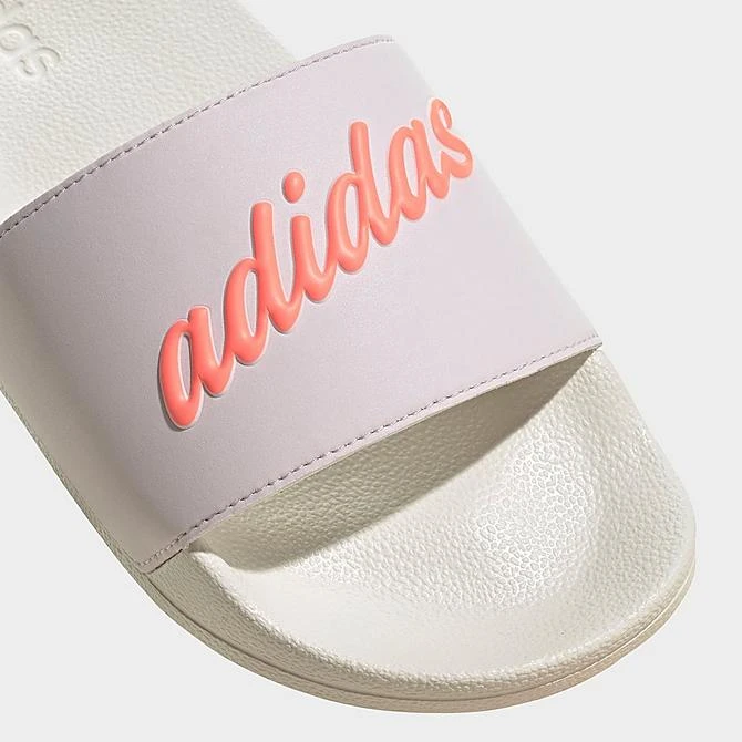 Women's Adidas Adilette Shower Slide Sandals Almost Pink/Acid Red/Chalk White - GZ5925 684 5 Women's Adidas Adilette Shower Slide Sandals Almost Pink/Acid Red/Chalk White - GZ5925 684 - Image 3
