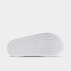 Women's Adidas Adilette Lite Slide Sandals White/White/Matte Silver - GZ6197 100 -Fashion General Store GZ6197 100 P6