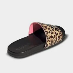 Women's Adidas Adilette Comfort Slide Sandals Black/Black/Beam Pink - GZ6412 001 -Fashion General Store GZ6412 001 P4