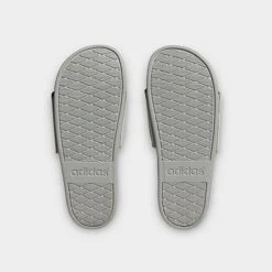 Women's Adidas Adilette Comfort Slide Sandals Grey/Silver Metallic/Grey - H03619 033 -Fashion General Store H03619 033 P6