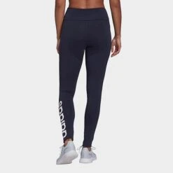 Women's Adidas LOUNGEWEAR Essentials High-Waisted Logo Leggings Ink/White - H07781 408 -Fashion General Store H07781 408 M3