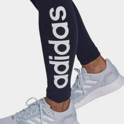 Women's Adidas LOUNGEWEAR Essentials High-Waisted Logo Leggings Ink/White - H07781 408 -Fashion General Store H07781 408 M5