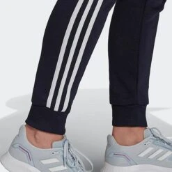 Women's Adidas Essentials Slim Tapered Cuffed Jogger Pants Ink/White - H07846 408 -Fashion General Store H07846 408 M5