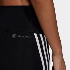 Women's Adidas Optime Trainicons 3-Stripes Training Tights Black - H64211 001 -Fashion General Store H64211 001 M5