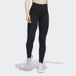 Women's Adidas Optime Training Tights Black - H64213 001