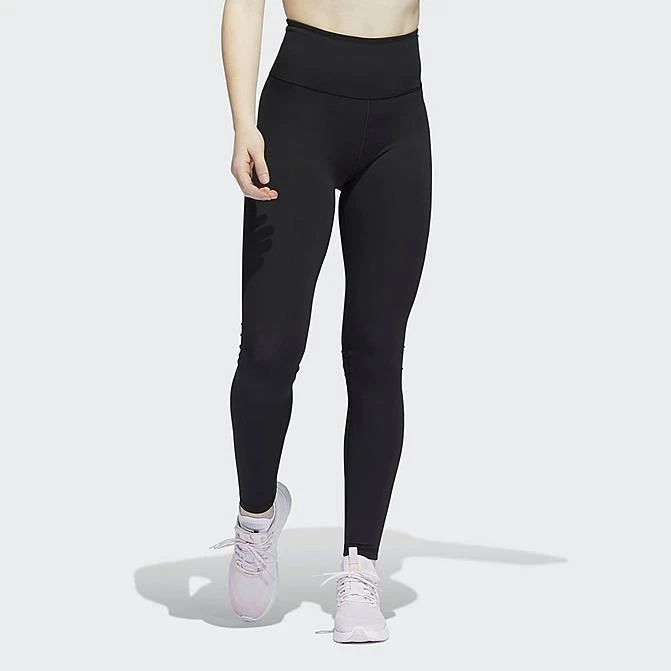 Women's Adidas Optime Training Tights Black - H64213 001 3 Women's Adidas Optime Training Tights Black - H64213 001