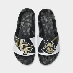 Hype Co. UCF Knights College Slydr Pro Slide Sandals Black/Gold/White - HCPROUCF 601 -Fashion General Store HCPROUCF 601 P5