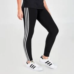 Women's Adidas Originals Adicolor Classics 3-Stripes Tights Black - HD2350 001 10 Women's Adidas Originals Adicolor Classics 3-Stripes Tights Black - HD2350 001 -Fashion General Store HD2350 001 M3